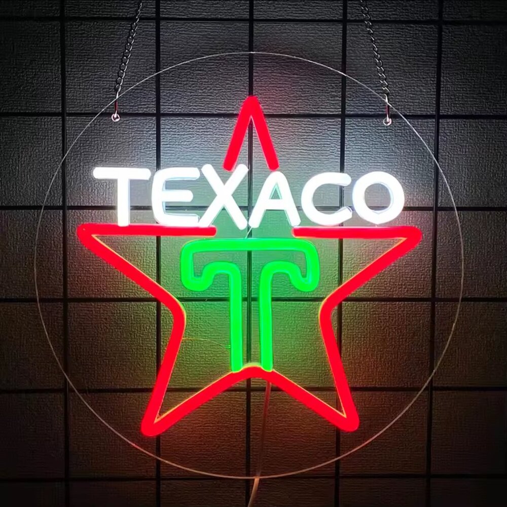 TEXACO NEON LED SIGN